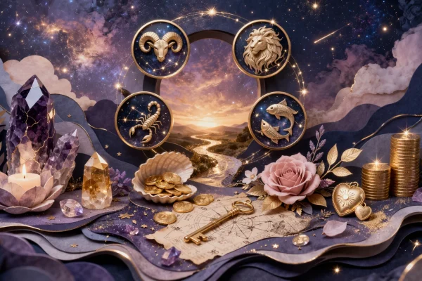 4 csillagjegy sorsszerű bőséget vonz be 2026 hátralévő részében