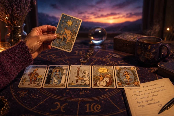 Tarot-horoszkóp 2026. május 11. – Ma a belső jelzések vezetnek