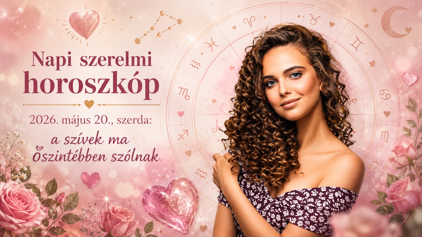 Napi szerelmi horoszkóp – 2026. május 20., szerda: a szívek ma őszintébben szólnak