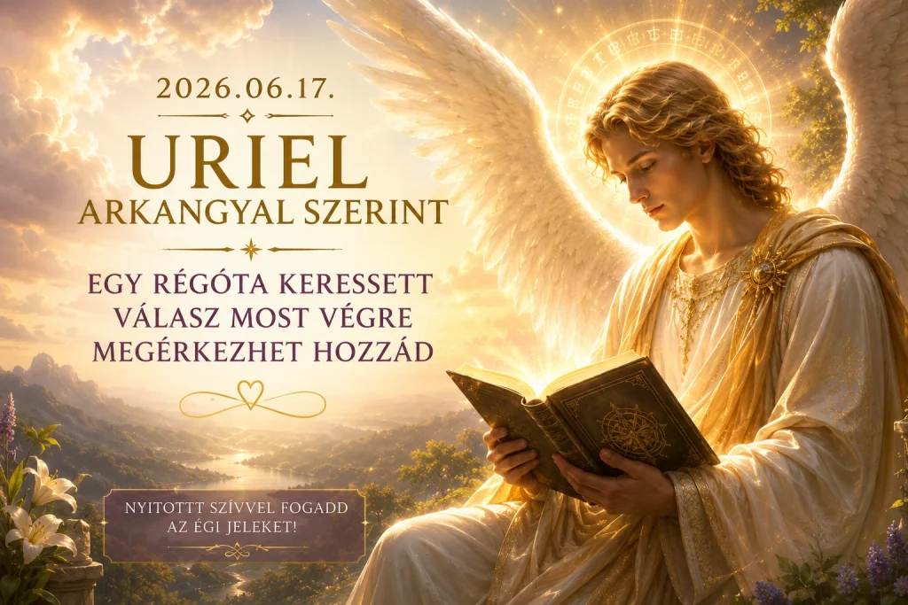 2026.06.17. – Uriel arkangyal szerint egy régóta keresett válasz most végre megérkezhet hozzád