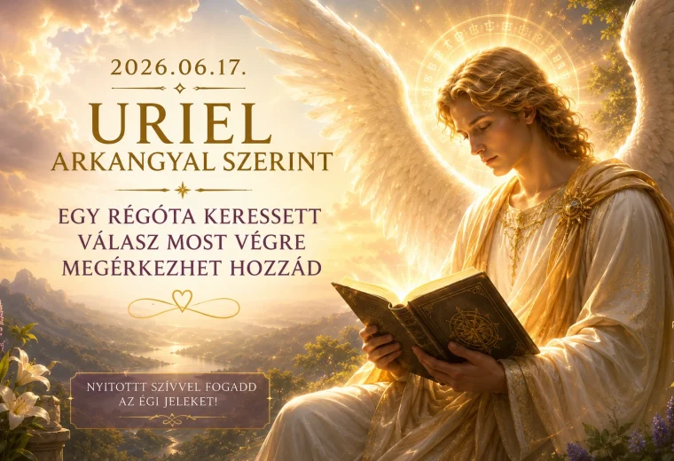 2026.06.17. – Uriel arkangyal szerint egy régóta keresett válasz most végre megérkezhet hozzád